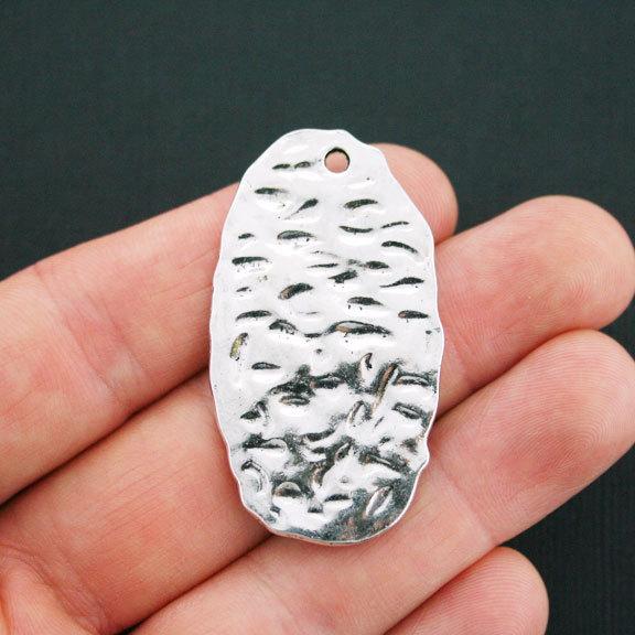 2 Cross Antique Silver Tone Charms - SC4916