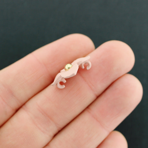 2 Flower Connector Charms - SC7896