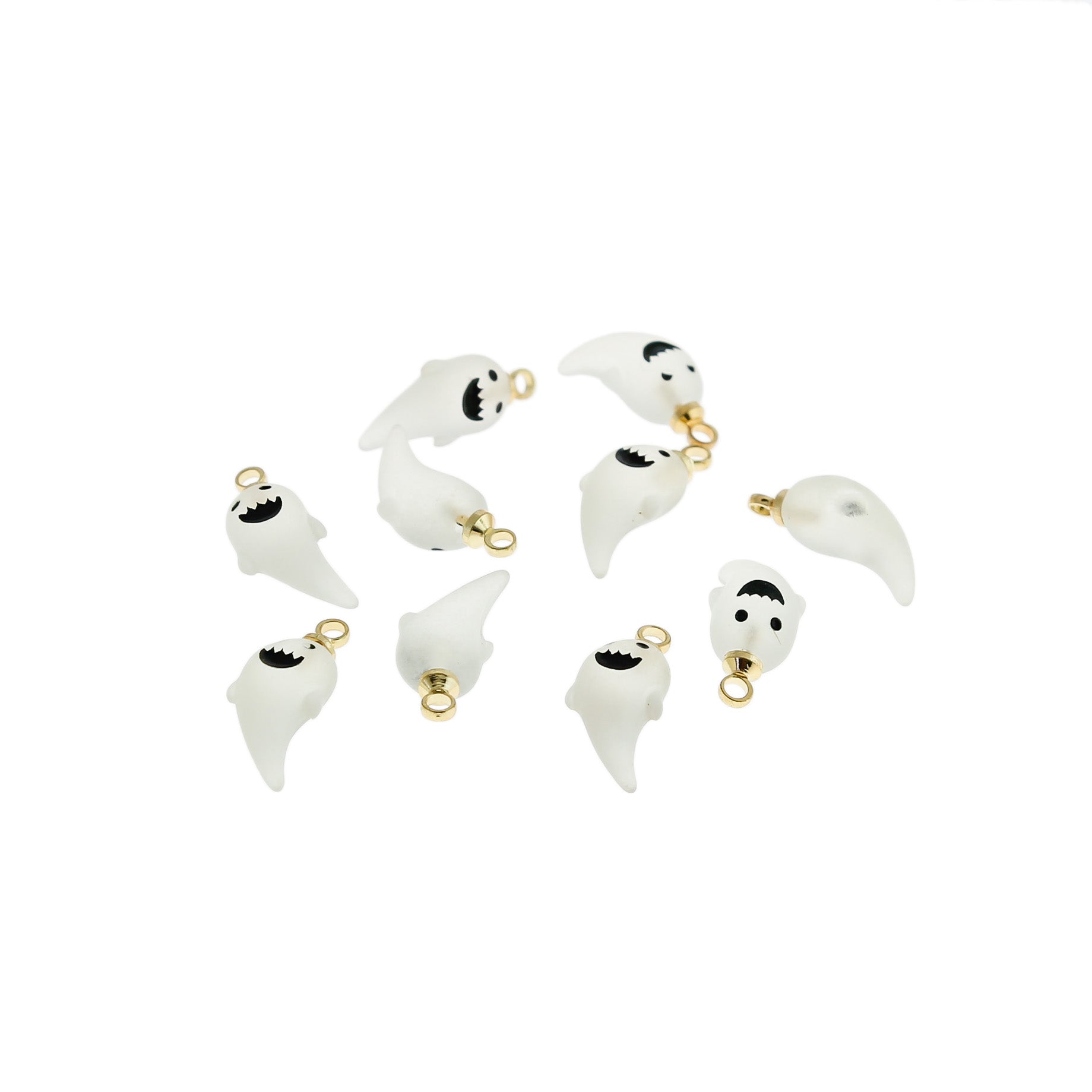 2 breloques fantômes en résine - K176