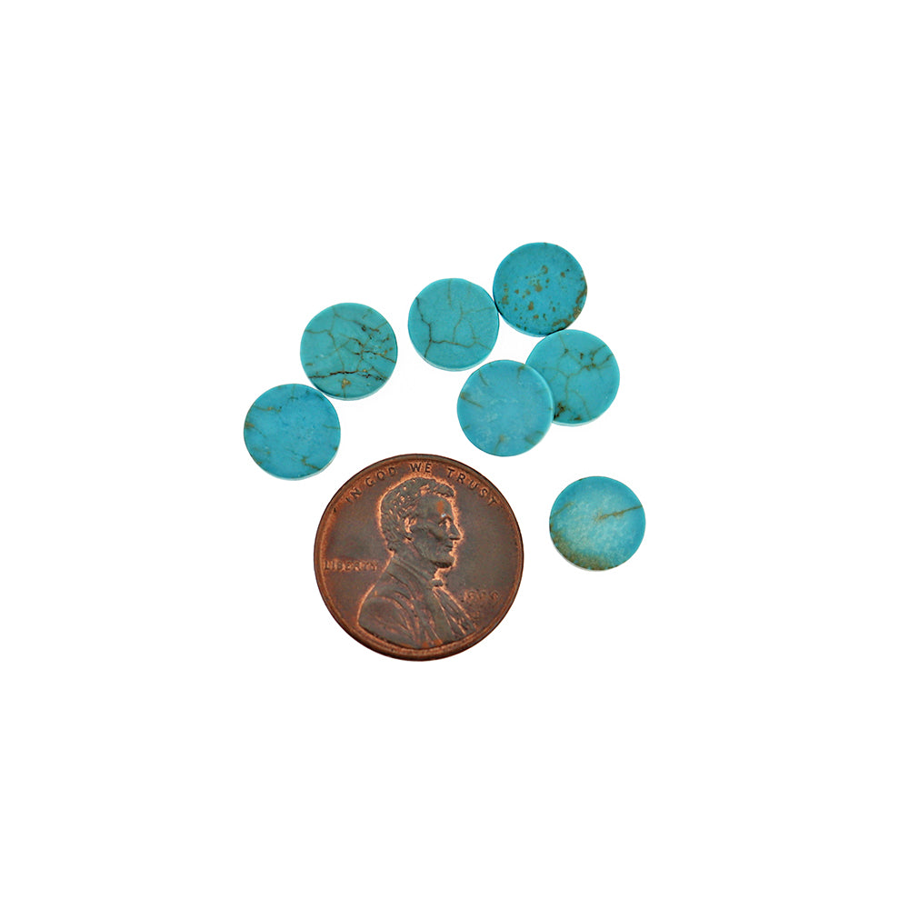 2 Cabochons Cabochons en Howlite Naturelle 8mm - Z1240