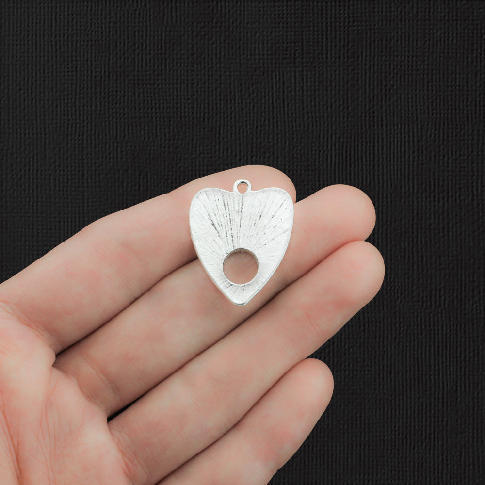 2 breloques de ton argent antique planche Ouija - SC2409