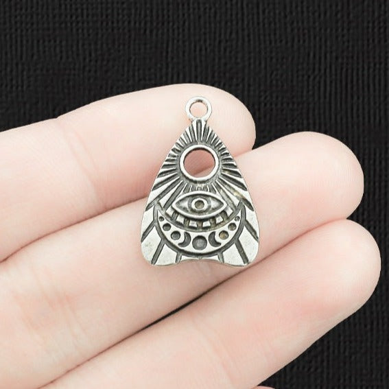 2 planche Ouija Planchette Antique Silver Tone Charms - SC2979