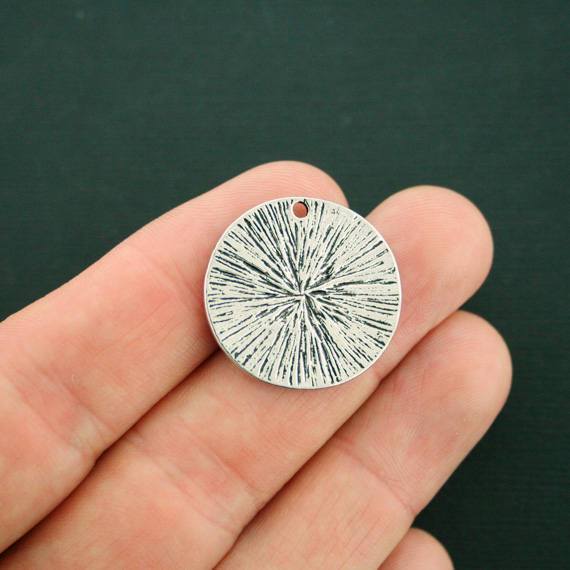 2 Pet Memorial Antique Silver Tone Charms - SC7136