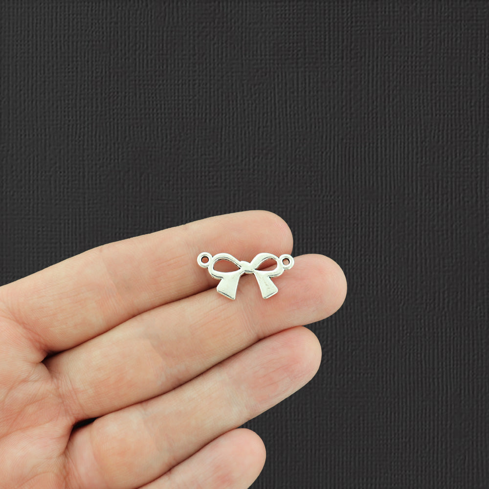 20 breloques de ton argent antique de connecteur d'arc - SC119