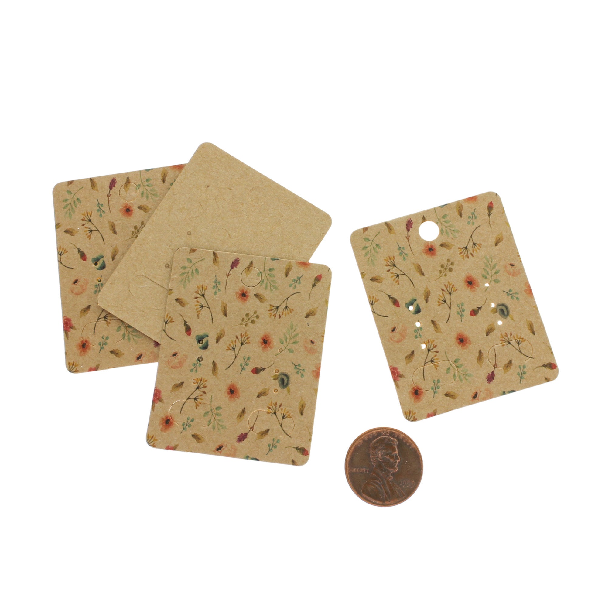 20 Floral Earring Display Cards - TL106