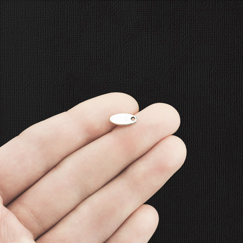 20 Hand Made Antique Silver Tone Charms - SC5557