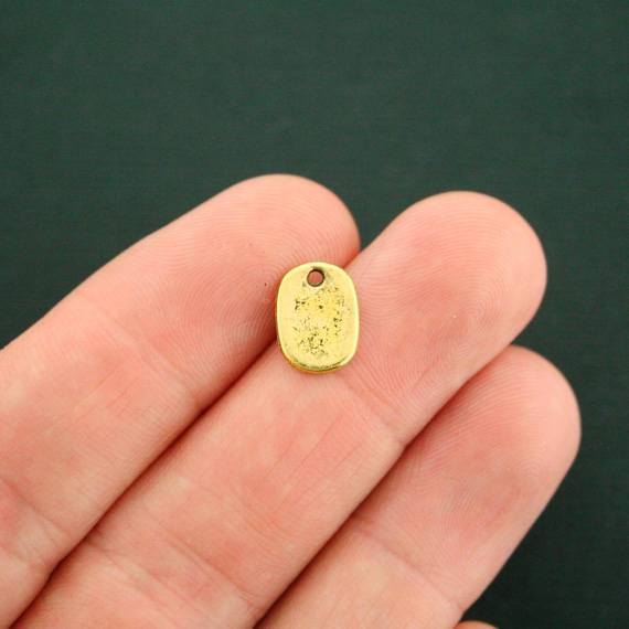 20 Made with Love Antique Gold Tone Charms - GC1227