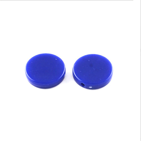 Assorted Acrylic Beads - Dark Blue Grab Bag - 50g 60-90 beads - BD1191