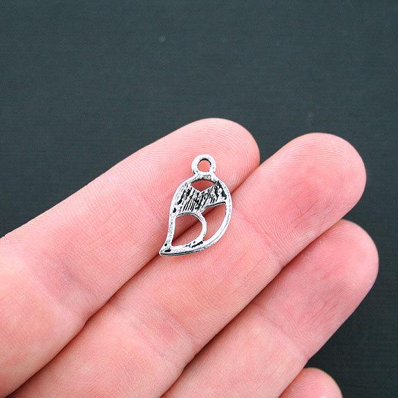 3 breloques de ton argent antique hibou - SC4634