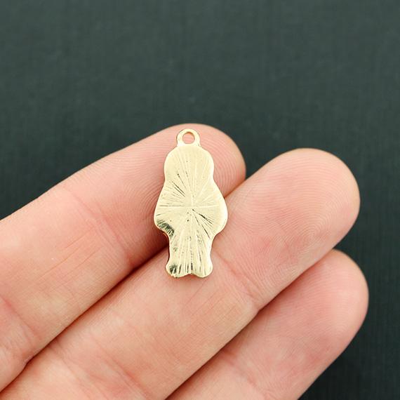 4 Astronaut Gold Tone Enamel Charms - E729