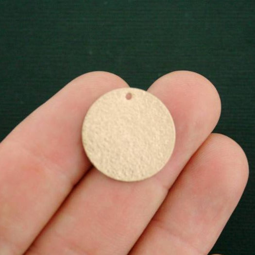 4 Boho Floral Pattern Gold Tone Enamel Charms - E459