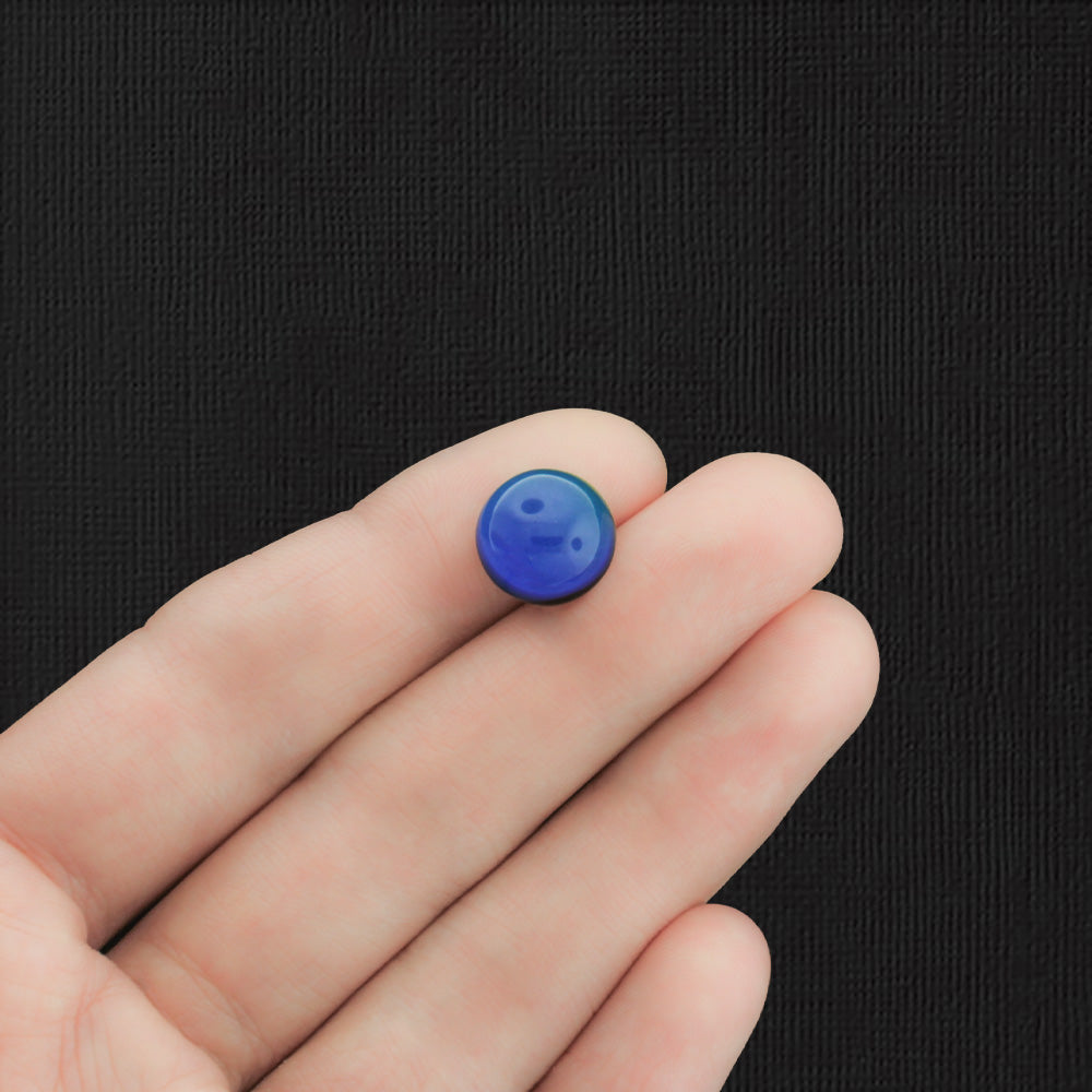 4 Color Changing Glass Dome Cabochon Seals - Choose Your Size!