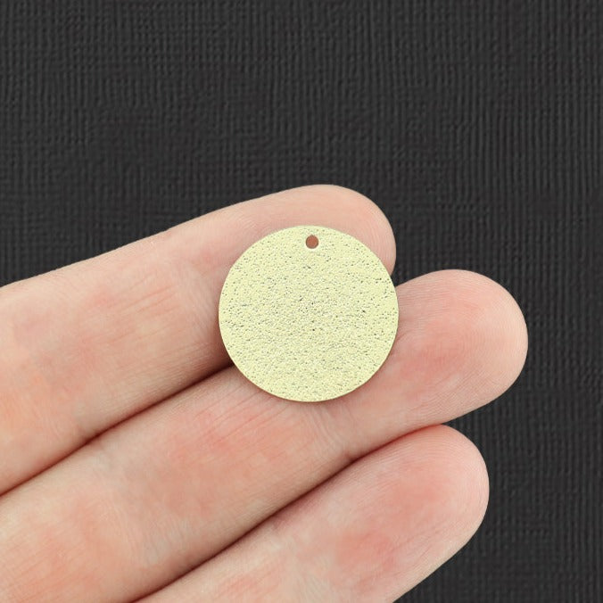 4 Coral Floral Gold Tone Shimmer Enamel Charms - E219