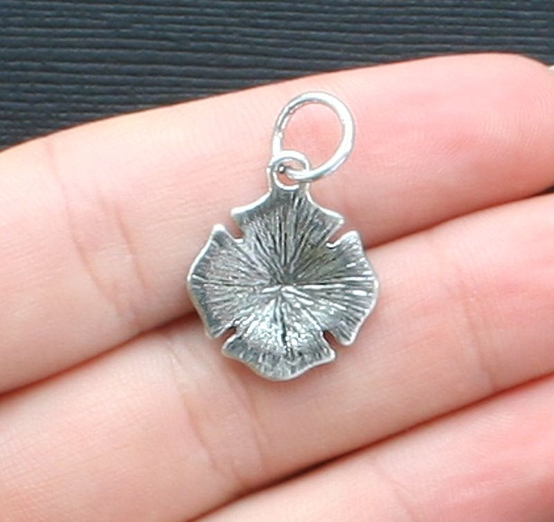 4 Firemen Antique Silver Tone Charms - SC2406