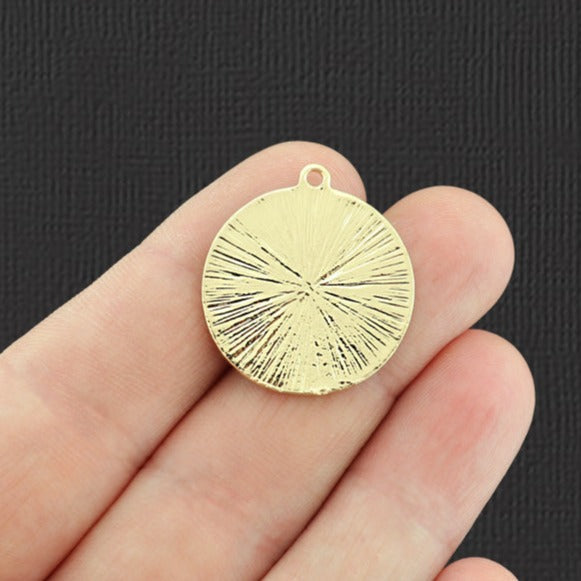 4 Mountains Gold Tone Enamel Charms - E898