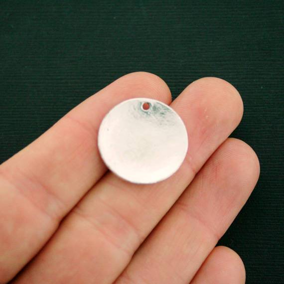 4 She Believed Antique Silver Tone Charms - SC7052