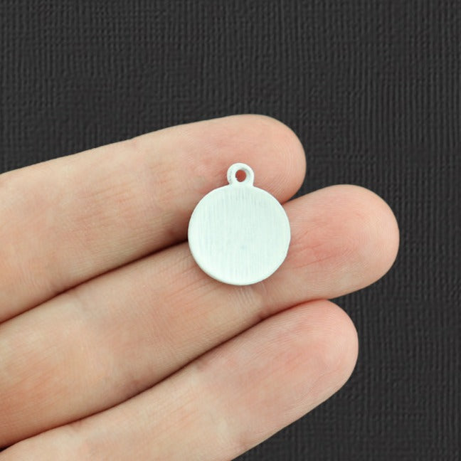 4 Soccer Ball White Enamel Charms - E1053