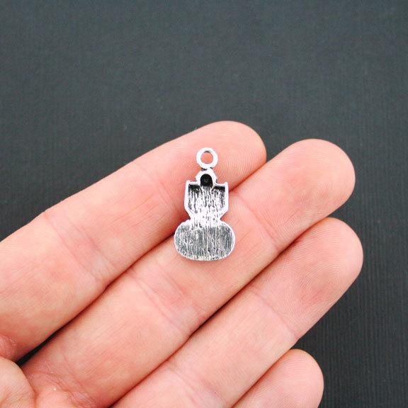 4 breloques de ton argent antique de la Cité du Vatican - SC3079