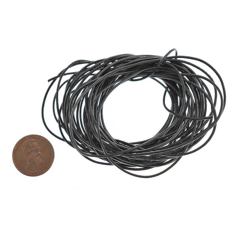 BULK Brown Leather Cord 16Ft - 1mm - FD544