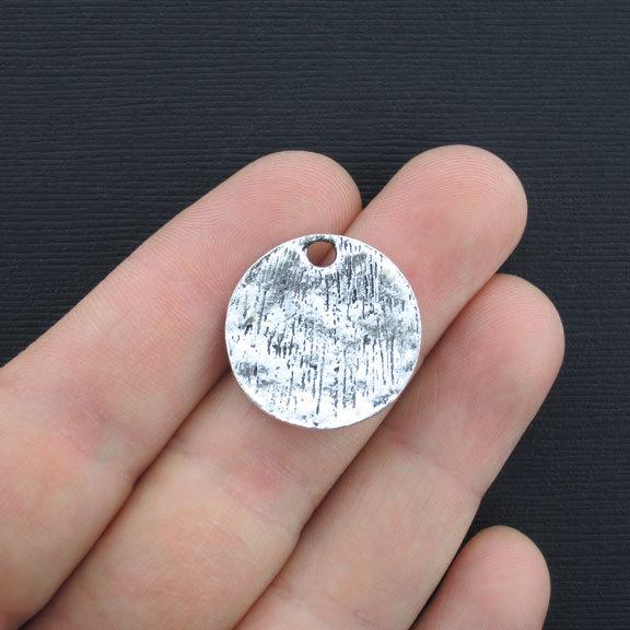 5 Bird Antique Silver Tone Charms - SC3207