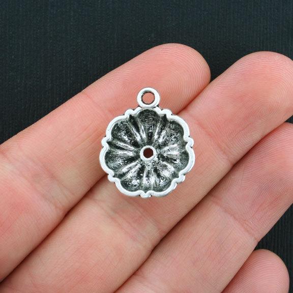 5 Bundt Pan Antique Silver Tone Charms 3D - SC3659