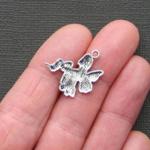 5 Nymph Antique Silver Tone Charms - SC2055