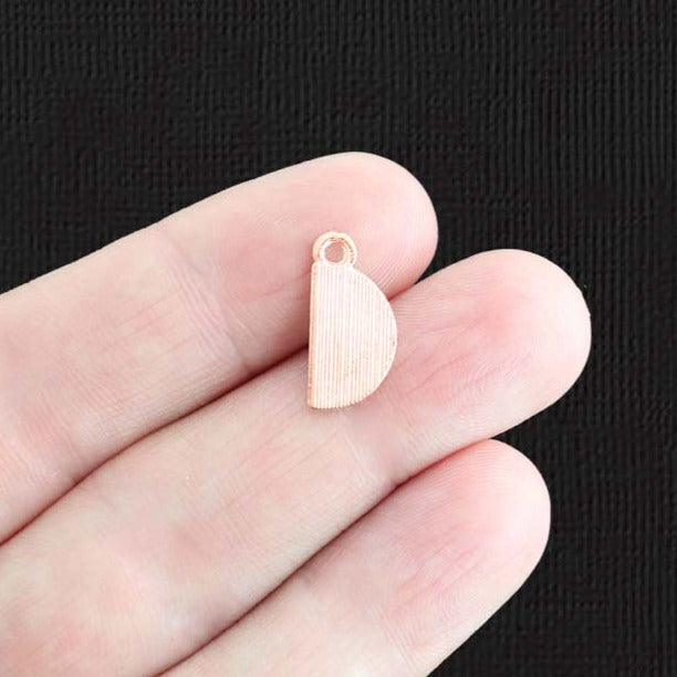 5 Watermelon Gold Tone Enamel Charms - E294