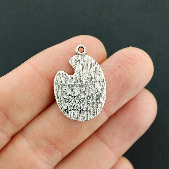 6 breloques argentées d'artiste - SC366