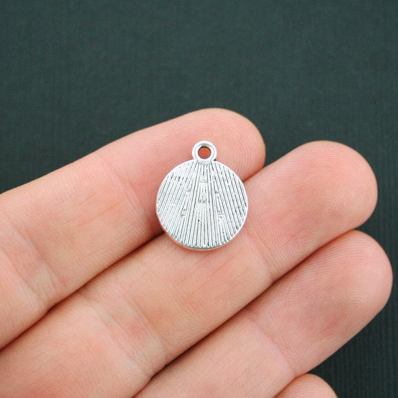 6 breloques de ton argent antique patte d'ours - SC4973