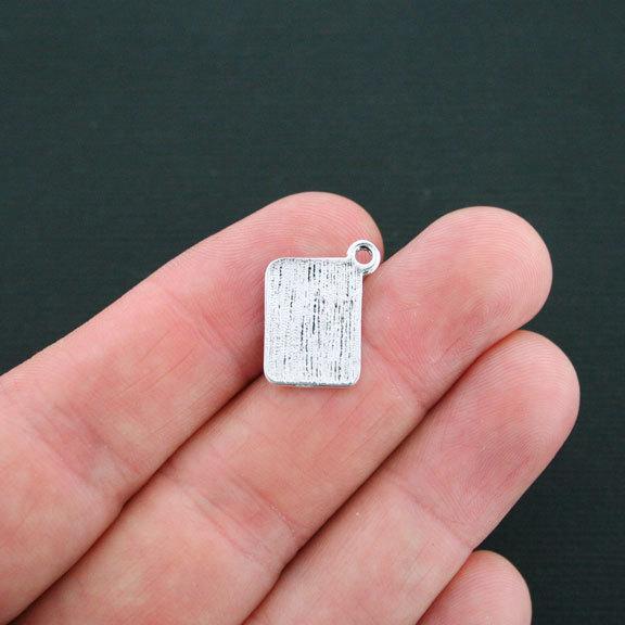 6 breloques de ton argent antique de carte de tarot - SC130