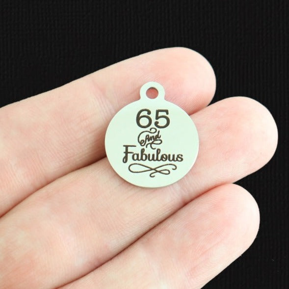 65 et fabuleux charms en acier inoxydable - BFS001-7870