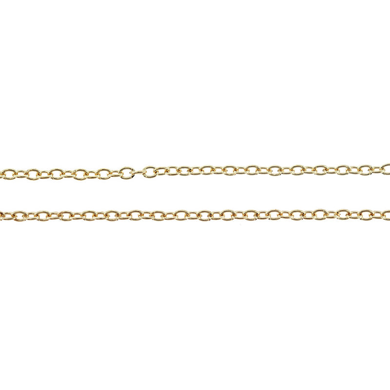 Bulk Gold Tone Cable Chain 32ft - 3mm - FD038