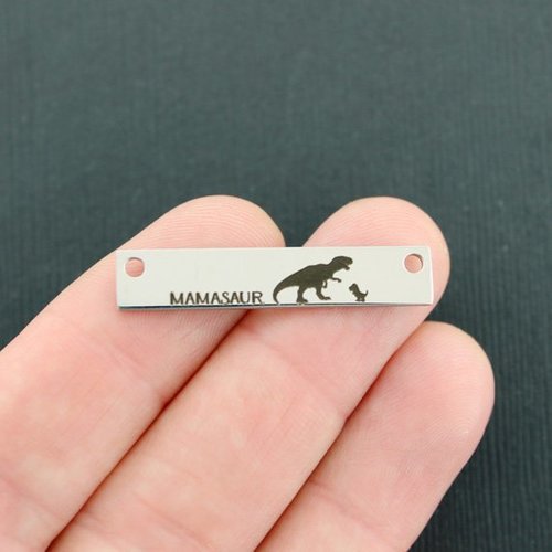 Mamasaur Stainless Steel Connector Charms - 1 baby - BFS017-7563