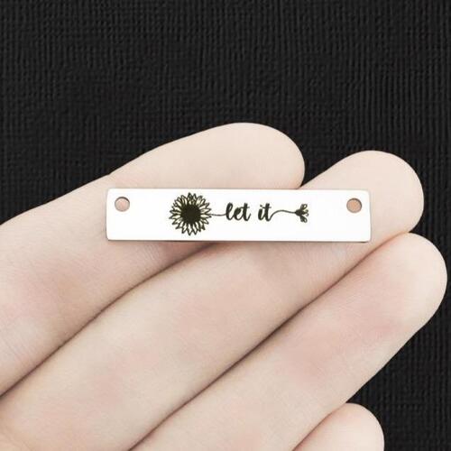 Let It Bee Stainless Steel Connector Charms - BFS017-7745