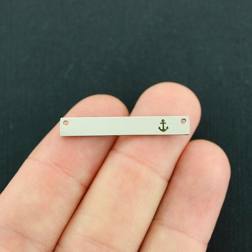Anchor Stainless Steel Connector Charms - BFS018-7766