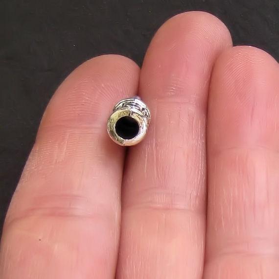 8 Fire Hydrant Antique Silver Tone Charms 3D - SC196