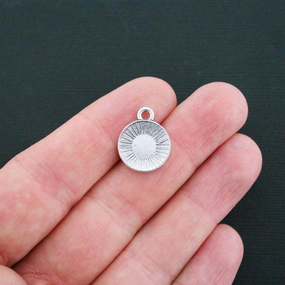 8 My Best Friend Antique Silver Tone Charms - SC3962