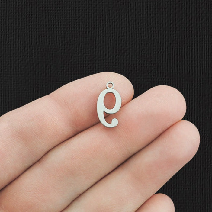 8 Number 9 Stainless Steel Charms - SSP289
