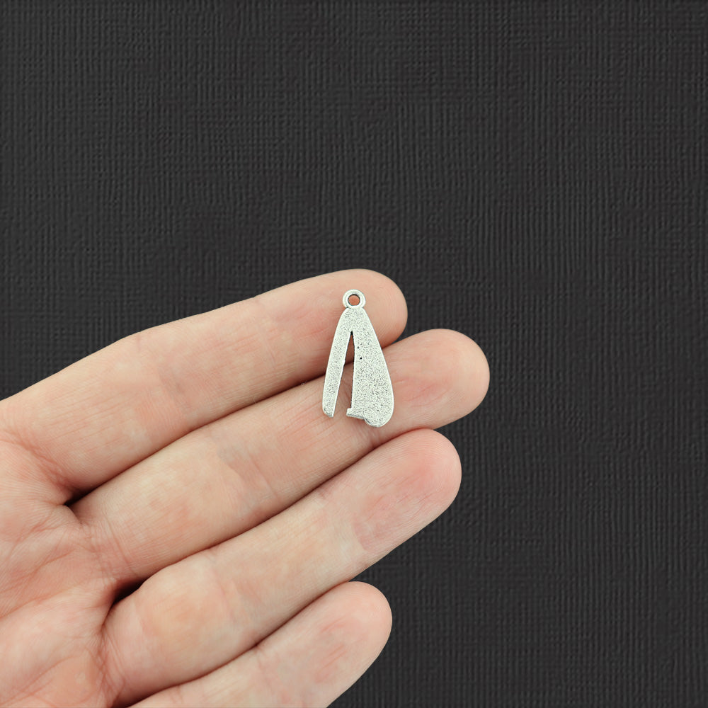 8 Office Stapler Antique Silver Tone Charms - SC3275