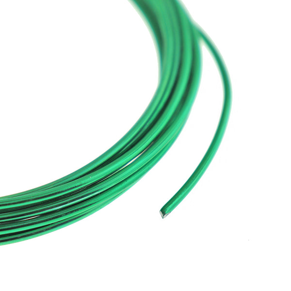 Bulk Green Beading Wire 16.25ft - 2mm - AW024