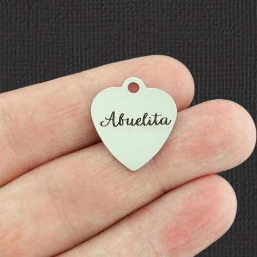Abuelita Stainless Steel Charms - BFS011-5389