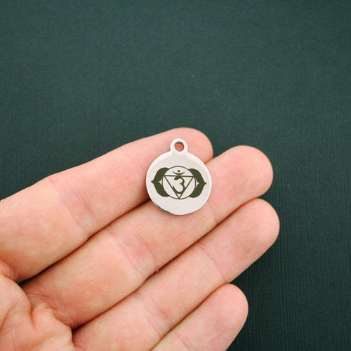 Anja Third Eye Chakra Stainless Steel Charms - BFS001-1302