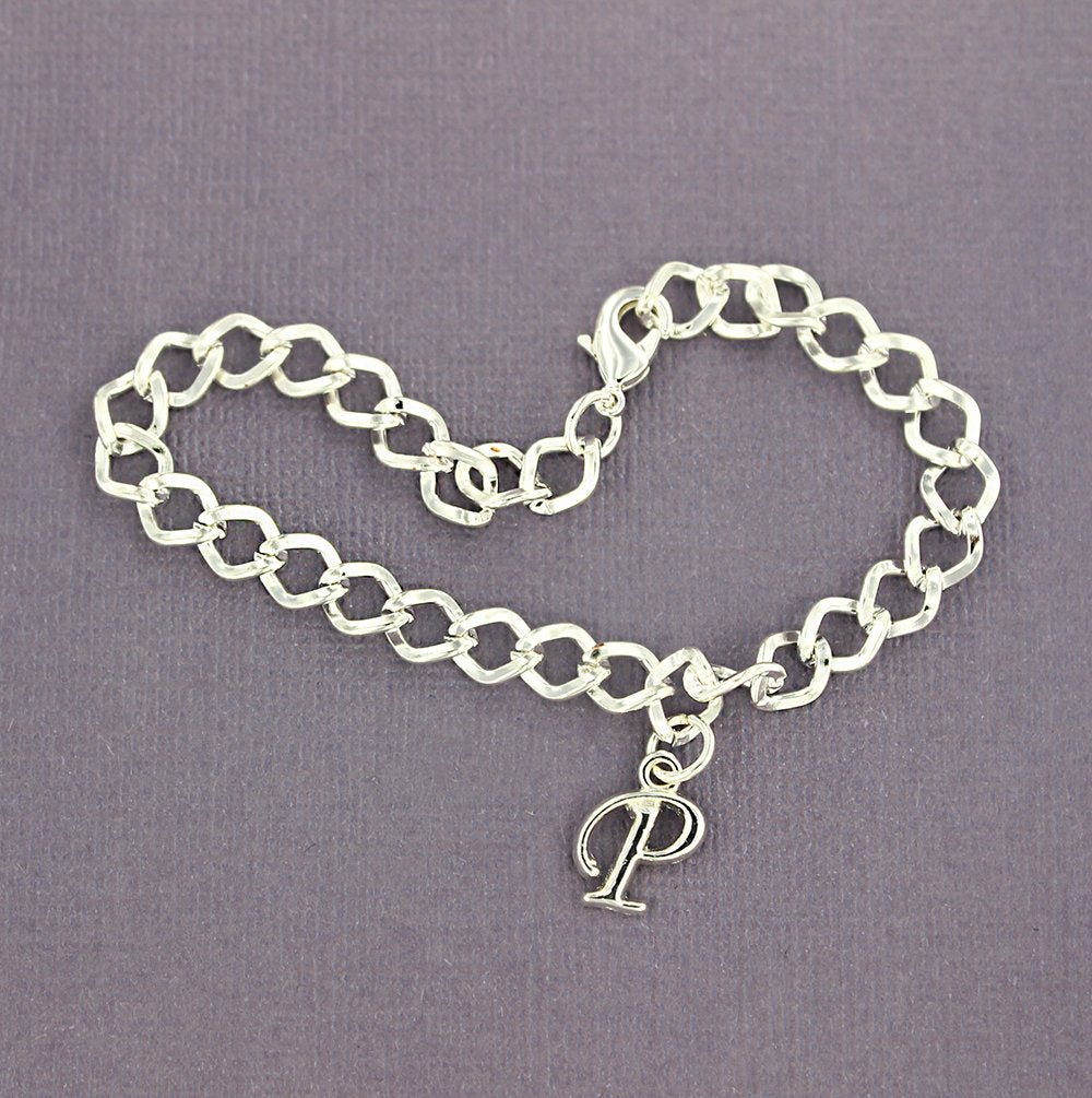 Antique Silver Tone Curb Chain Bracelet 8 3/8" - 7.0mm - Choose Your Quantity!