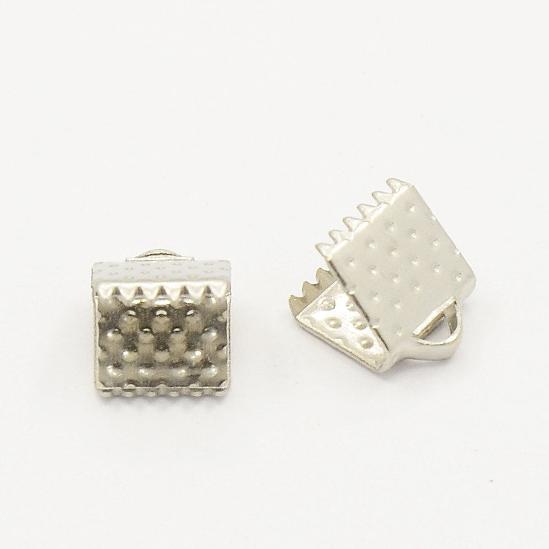 Assorted Ribbon Ends - 6mm x 6mm - 50 Pieces - FD152