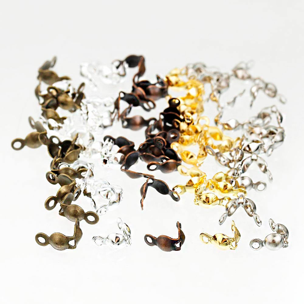 Tons assortis de pointes de perles - 8 mm x 4 mm à clapet - 500 pièces - FD358