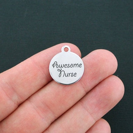 Awesome Nurse Stainless Steel Charms - BFS001-0030