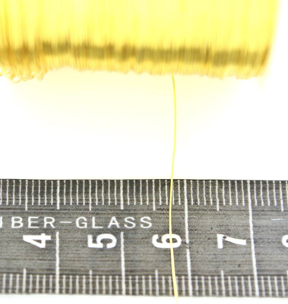 BULK Gold Tone Craft Wire - Tarnish Resistant - Choose Your Length - 0.3mm - Bulk Pricing Options - Z998