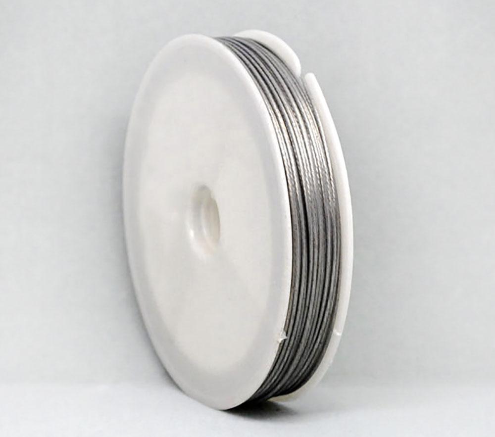 BULK Stainless Steel Beading Wire 49Ft - 0.8mm - Z368
