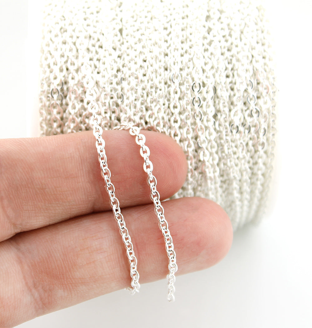 BULK Stainless Steel Cable Chain - 2mm - Choose Your Length - 1 Meter + - CH041