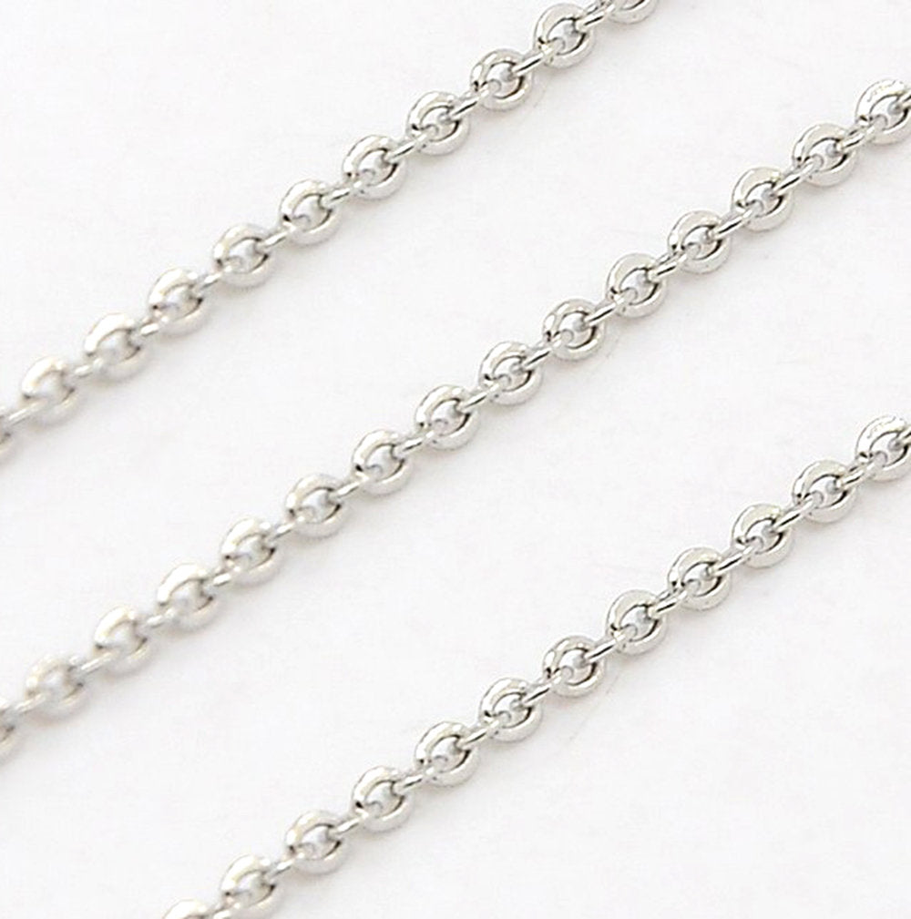 Chaîne de câble en acier inoxydable BULK 32 pieds - 1,2 mm - FD169
